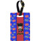 Superhero Plastic Luggage Tag - Rectangular w/ Name or Text
