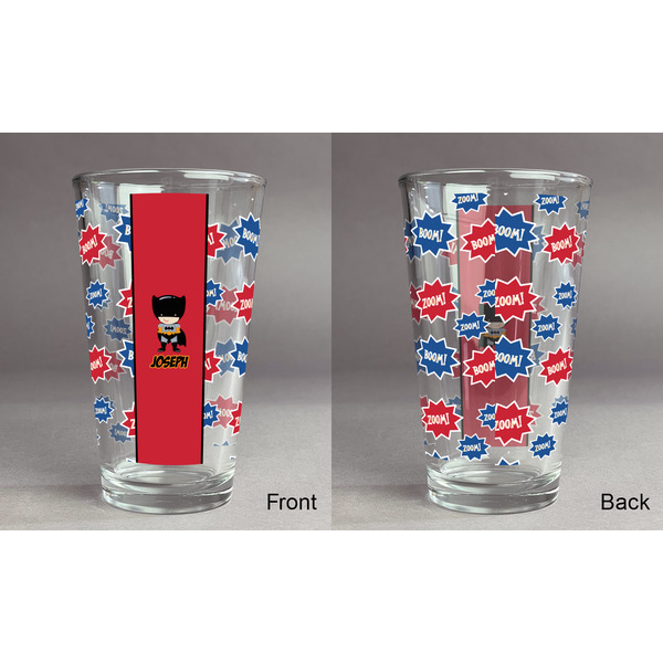 Superhero Pint Glass - Full Fill w Transparency - Approval