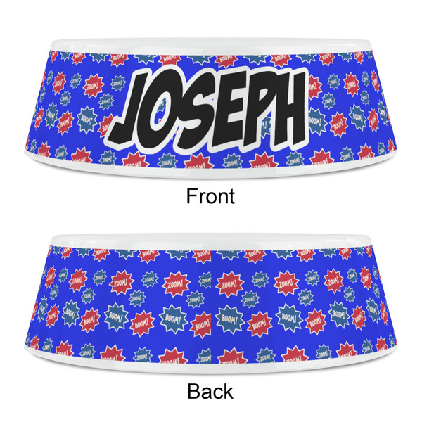 Superhero Plastic Pet Bowls - Small - APPROVAL