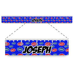 Superhero Plastic Ruler - 12" (Personalized)