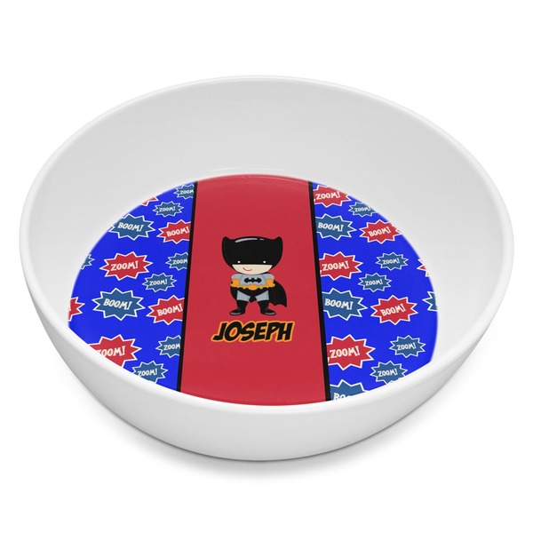Custom Superhero Melamine Bowl - 8 oz (Personalized)