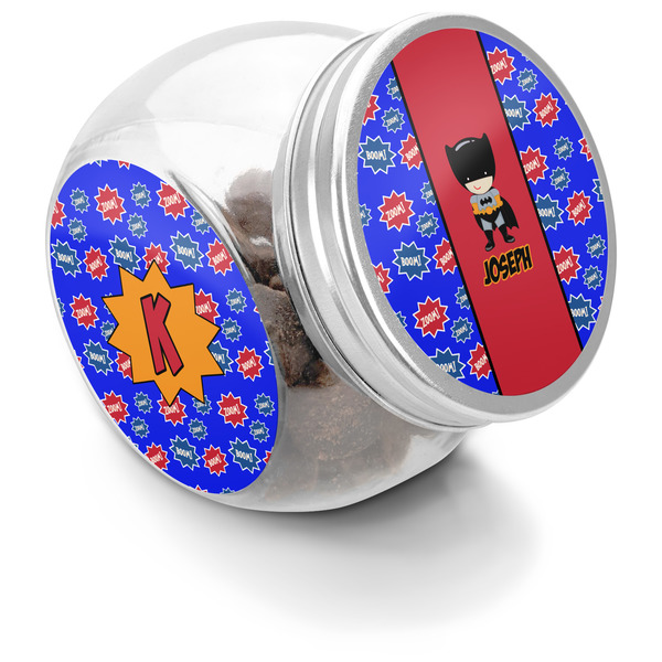 Custom Superhero Puppy Treat Jar (Personalized)
