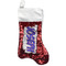 Superhero Reversible Sequin Stocking - Red (Personalized)