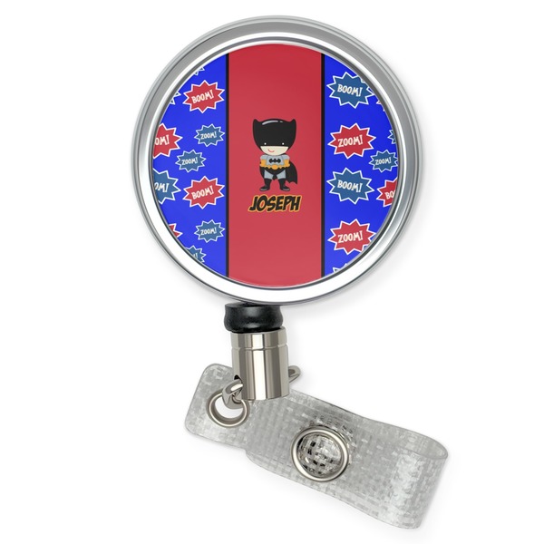 Custom Superhero Retractable Badge Reel (Personalized)