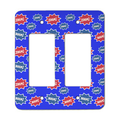 Superhero Rocker Style Light Switch Cover - Two Switch