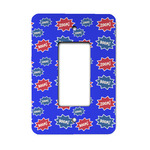 Superhero Rocker Style Light Switch Cover - Single Switch