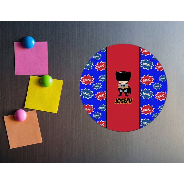 Superhero Round Fridge Magnet - LIFESTYLE