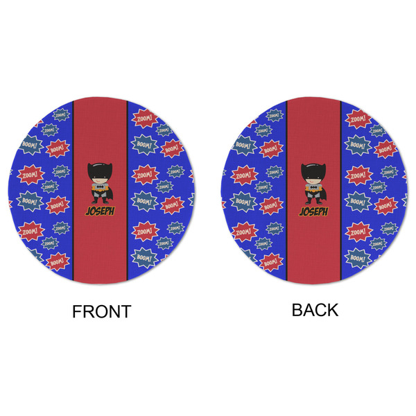 Superhero Round Linen Placemats - APPROVAL (double sided)