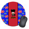 Superhero Round Mouse Pad