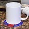 Superhero Round Paper Coaster - With Mug