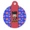 Superhero Round Pet ID Tag - Large - Front