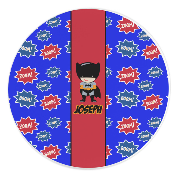 Custom Superhero Round Stone Trivet (Personalized)