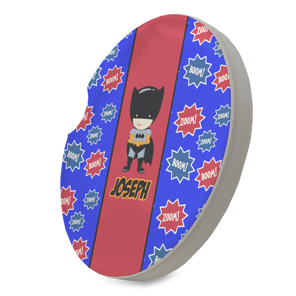 Superhero Sandstone Car Coaster - STANDING ANGLE