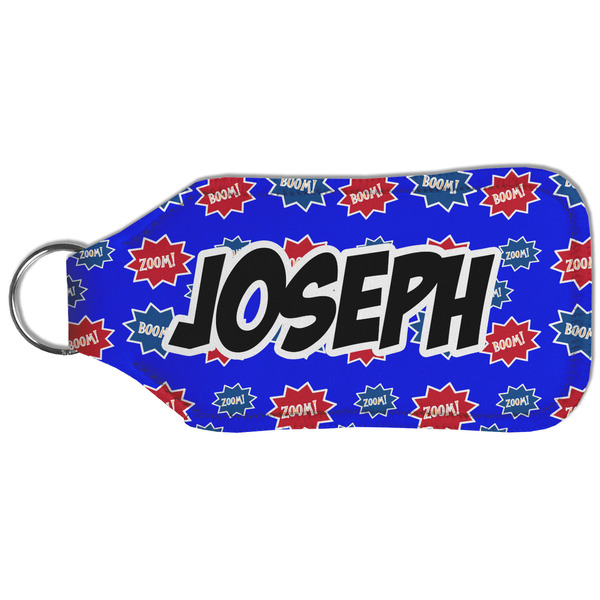 Superhero Sanitizer Holder Keychain - Large (Back)