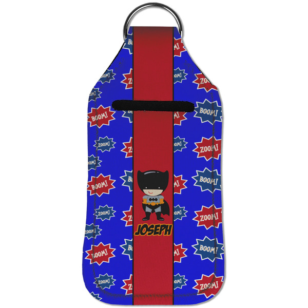 Superhero Sanitizer Holder Keychain - Large (Front)