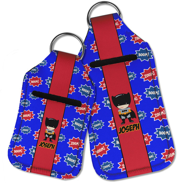 Superhero Sanitizer Holder Keychain - Parent Main