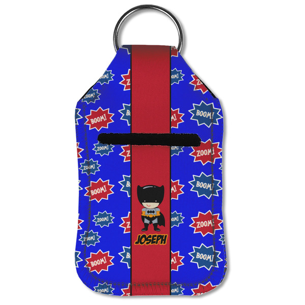 Superhero Sanitizer Holder Keychain - Small (Front Flat)
