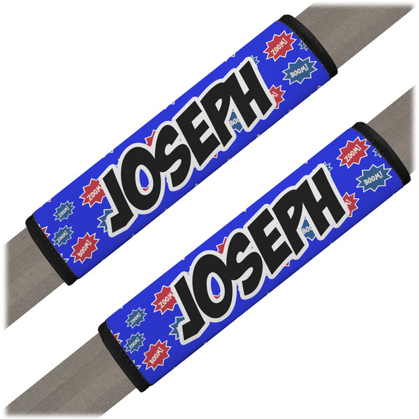 Custom Superhero Seat Belt Covers (Set of 2) (Personalized)