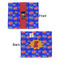 Superhero Security Blanket - Front & Back View