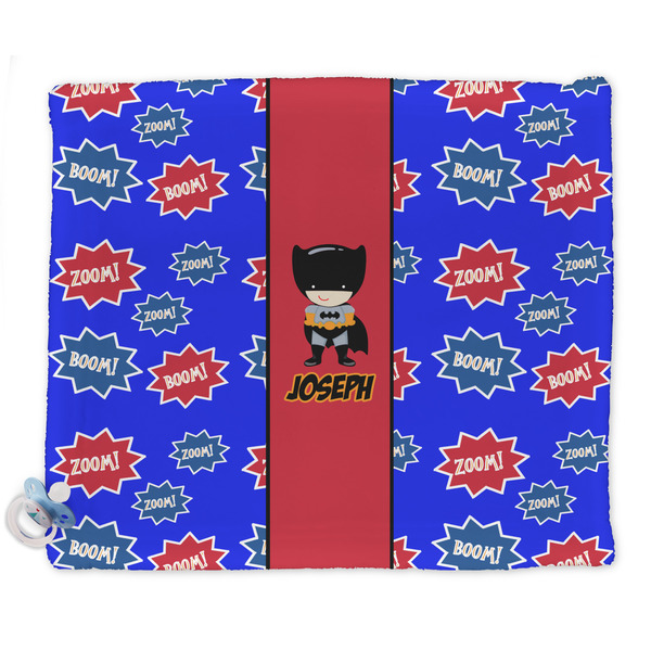 Custom Superhero Security Blanket - Single Sided (Personalized)