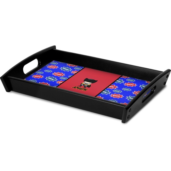 Superhero Serving Tray Black - Corner