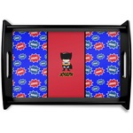 Superhero Black Wooden Tray - Small (Personalized)