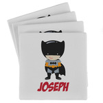 Superhero Absorbent Stone Coasters - Set of 4 (Personalized)