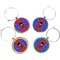 Superhero Wine Charms (Set of 4) (Personalized)