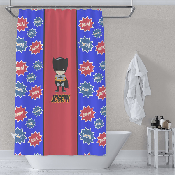 Superhero Shower Curtain Lifestyle