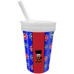 Superhero Sippy Cup with Straw (Personalized)