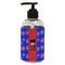 Superhero Plastic Soap / Lotion Dispenser (8 oz - Small - Black) (Personalized)