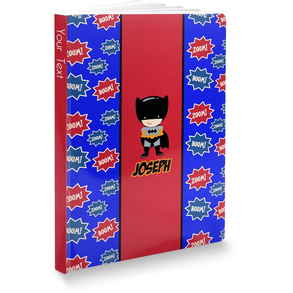 Custom Superhero Softbound Notebook - 5.75" x 8" (Personalized)