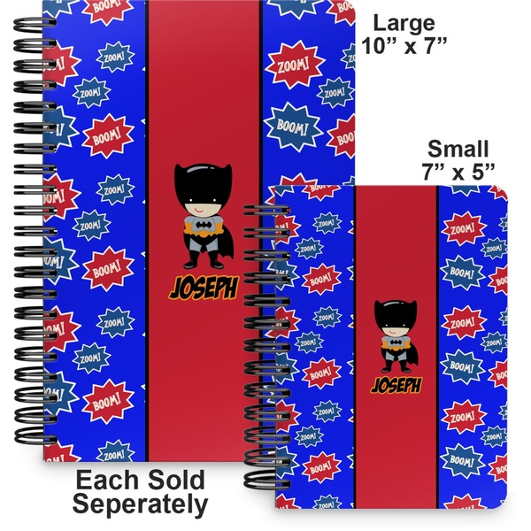 Superhero Spiral Journal - Comparison