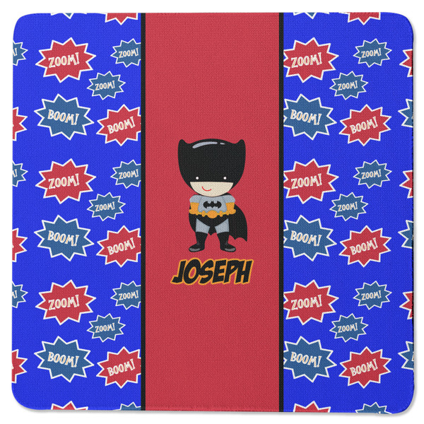 Superhero Square Coaster Rubber Back - Single
