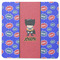 Superhero Square Rubber Backed Coaster (Personalized)