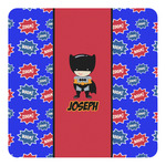 Superhero Square Decal - Small (Personalized)