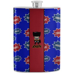 Superhero Stainless Steel Flask (Personalized)