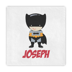 Superhero Standard Decorative Napkins (Personalized)