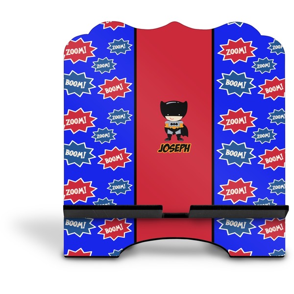 Superhero Stylized Tablet Stand - Front without iPad