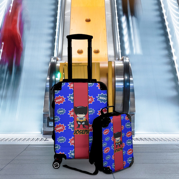 Superhero Suitcase Set 4 - IN CONTEXT