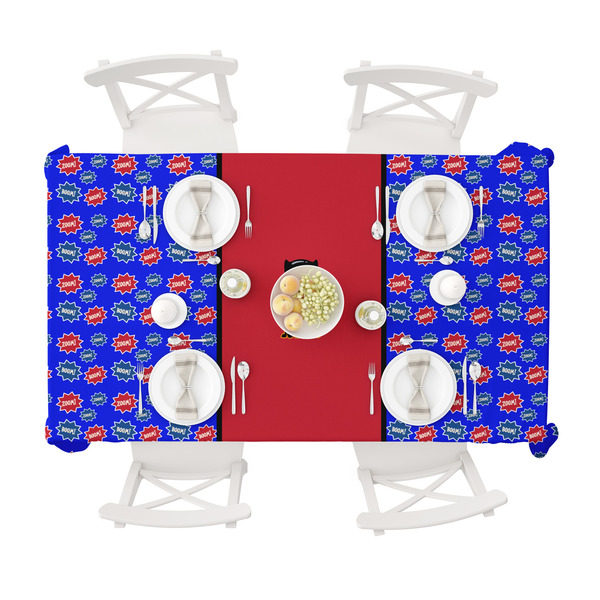 Superhero Tablecloths (58"x102") - TOP VIEW