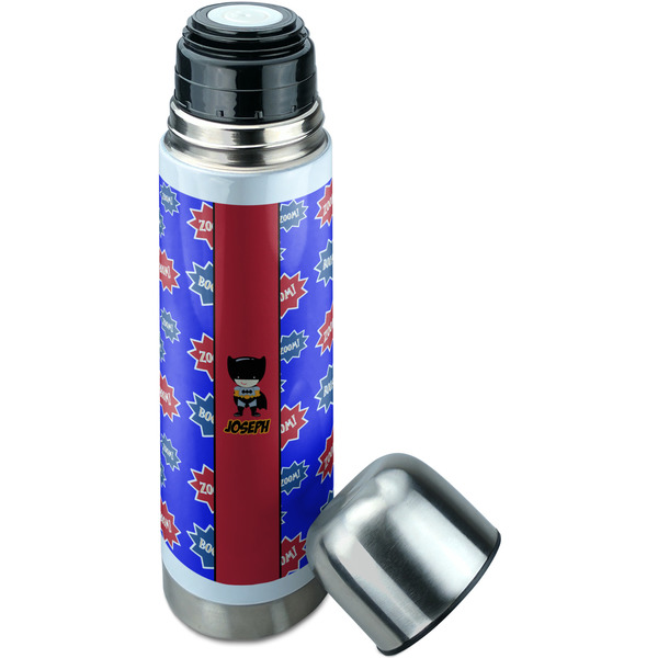 Superhero Thermos - Lid Off