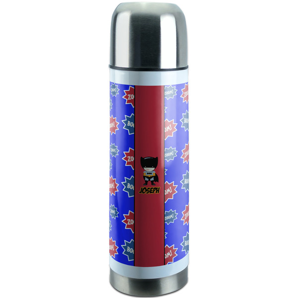 Custom Superhero Stainless Steel Thermos (Personalized)