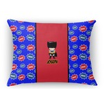 Superhero Rectangular Throw Pillow Case (Personalized)
