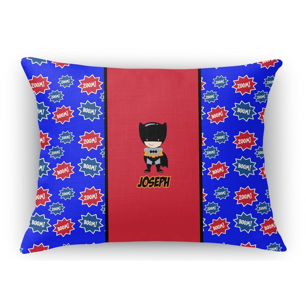 Custom Superhero Rectangular Throw Pillow Case (Personalized)