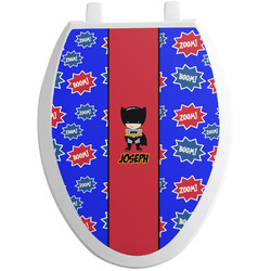 Superhero Toilet Seat Decal - Elongated (Personalized)