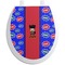 Superhero Toilet Seat Decal - Round (Personalized)