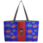 Superhero Beach Totes Bag - w/ Black Handles (Personalized)