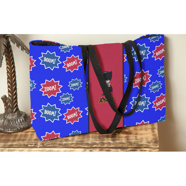 Superhero Tote w/Black Handles - Lifestyle View