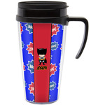 Superhero Acrylic Travel Mug with Handle (Personalized)